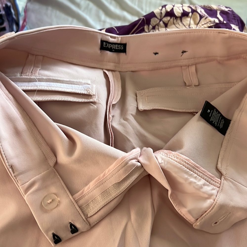 Express Skinny Stretch Pant - Pale Pink NWOT